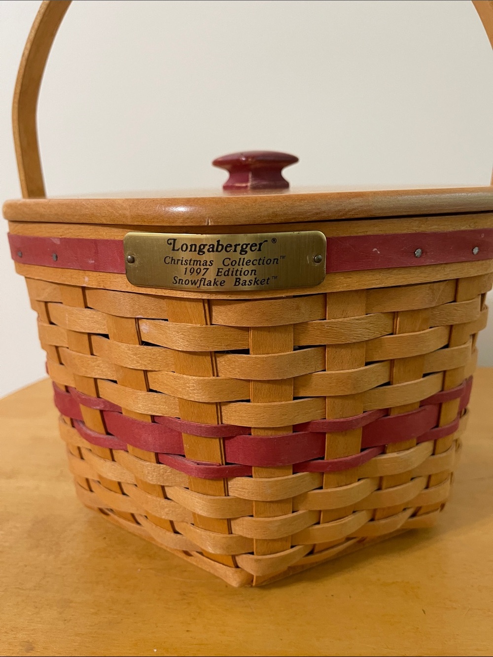 Longaberger 1997 Snowflake Combo
